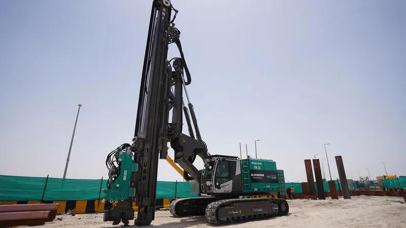 The ABI Mobilram TM22 on a job site