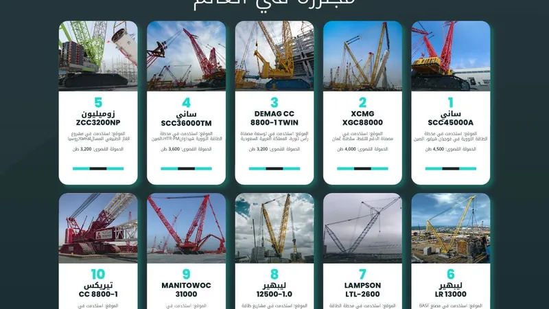 Top 10 Largest Crawler Cranes in the World