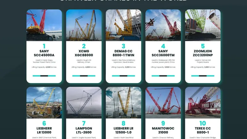 Top 10 Largest Crawler Cranes in the World