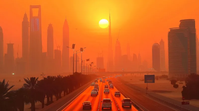 Dubai summer heat - Image courtesy of JOBXDubai News