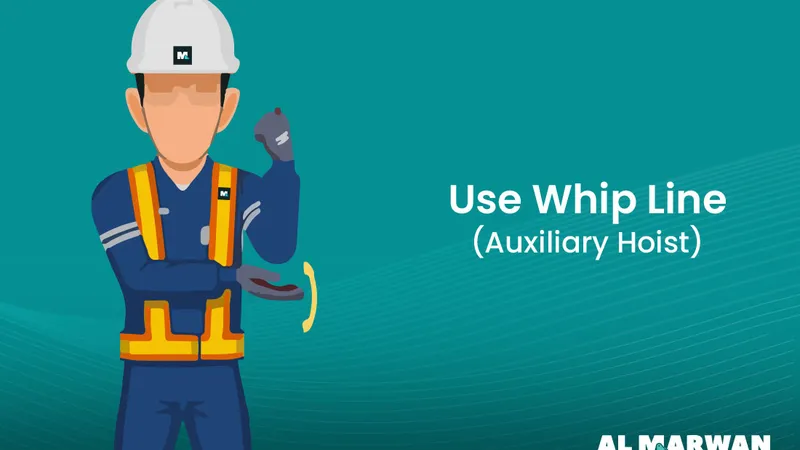 Use Auxiliary Hoist Crane Hand Signal