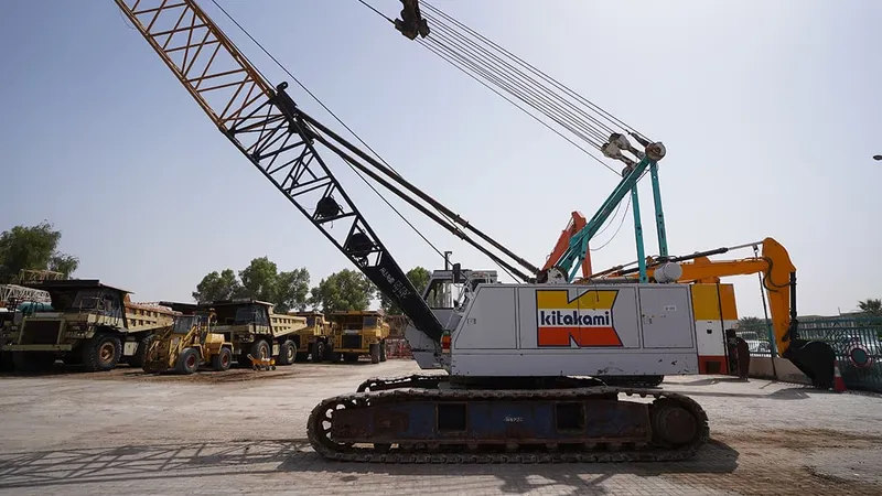 Used 1990 Kobelco 7055 crawler crane 