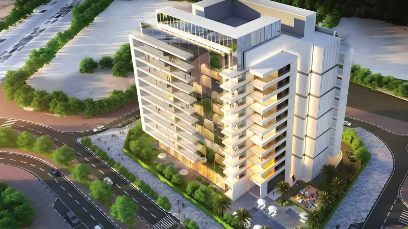 A rendering of Vista Del Mar in Yas Island - Image courtesy of Inside Realty