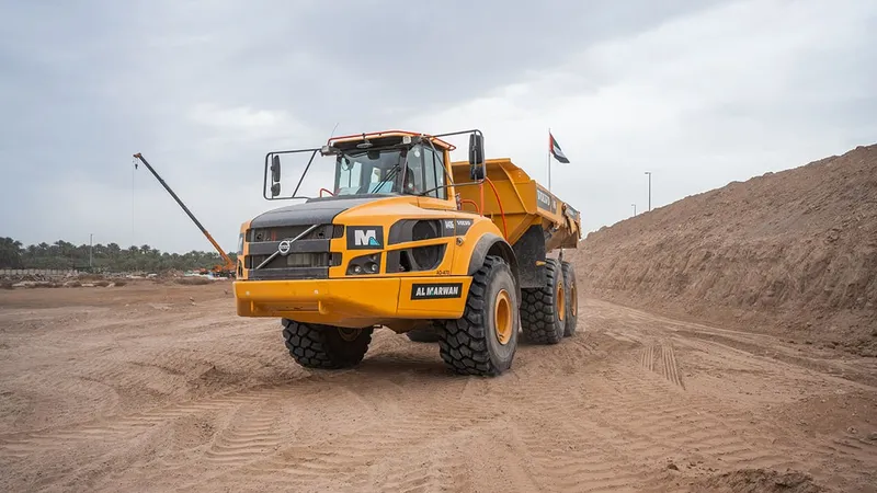 The Volvo A40G Articulated Dump Truck