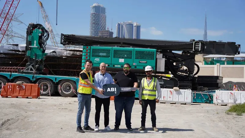 Al Marwan Machinery is the official distributor of ABI drilling equipment