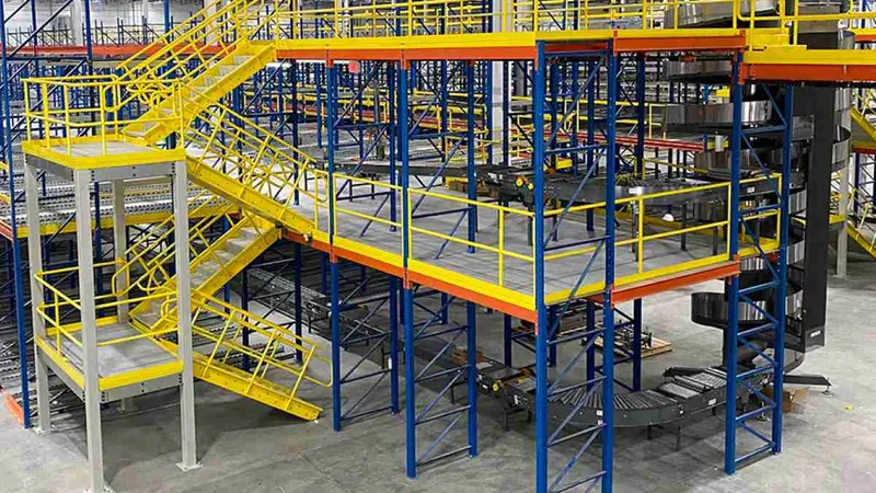 Mezzanines can almost double the square footage