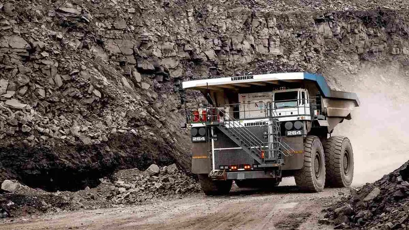 autonomous T 264 haul truck from Liebherr