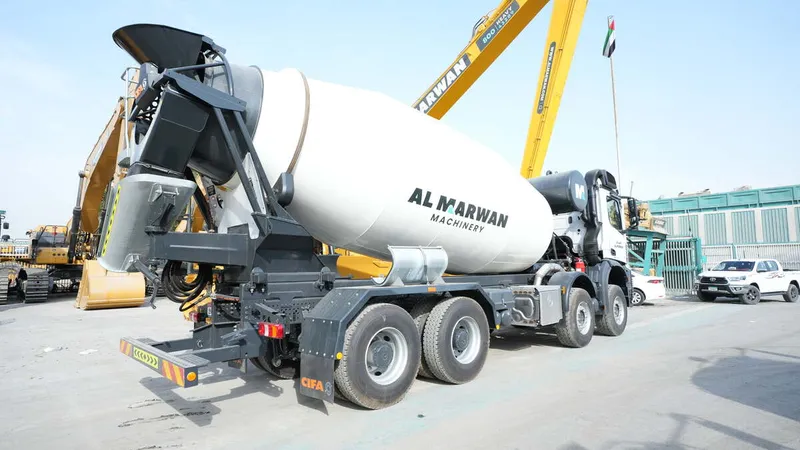 Brand-new CIFA concrete mixer