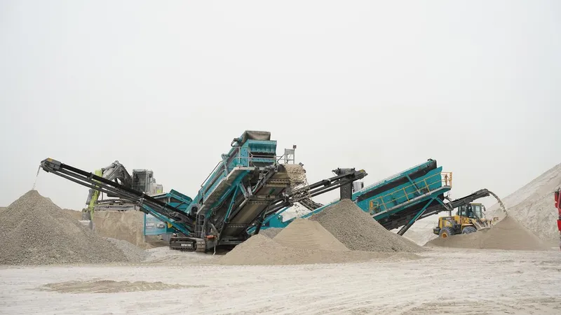 powerscreen Chieftain 2100X