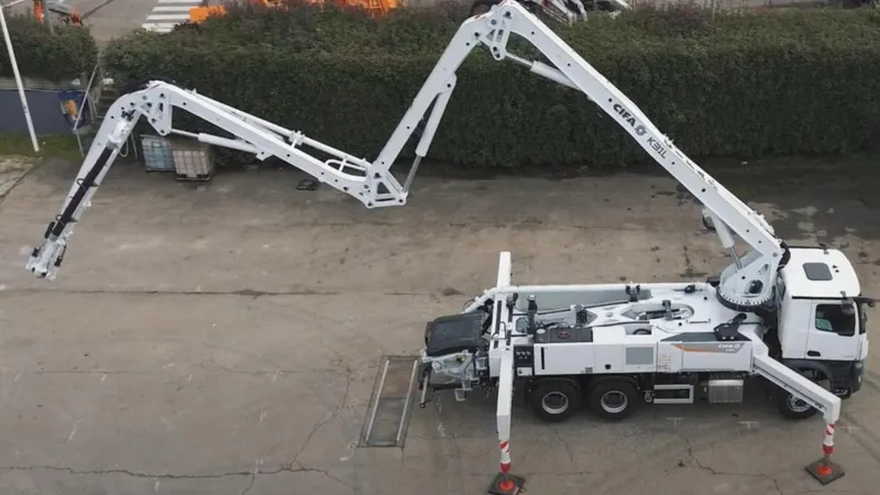 Brand new K31L concrete pump is available for sale