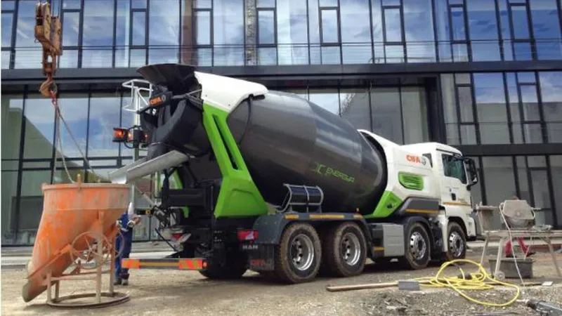 electric concrete mixer by CIFA