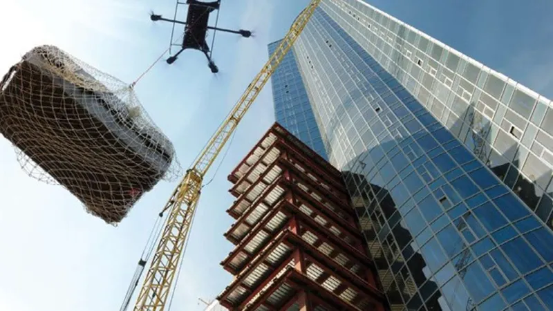 Some drones can lift up to 450 kg of cargo