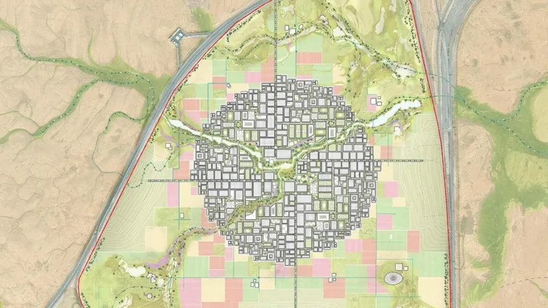 Proposed Riyadh Expo 2030 masterplan site - image courtesy of Asharq Al-Awsat
