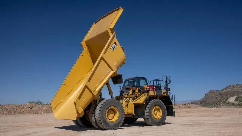 The CAT 775 truck
