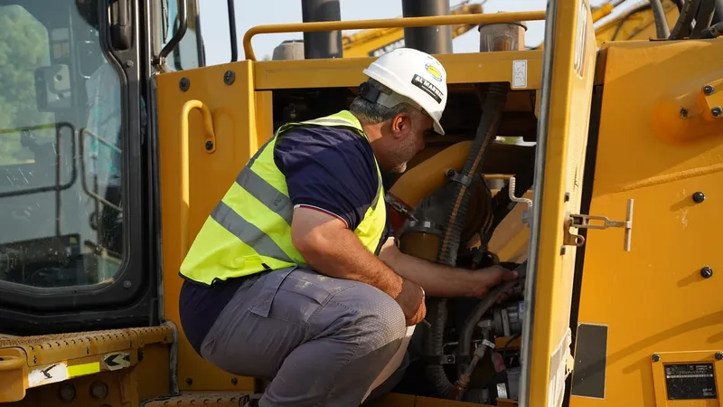 Conducting a thorough mechanical inspection of the engine is critical prior to buying/selling heavy equipment