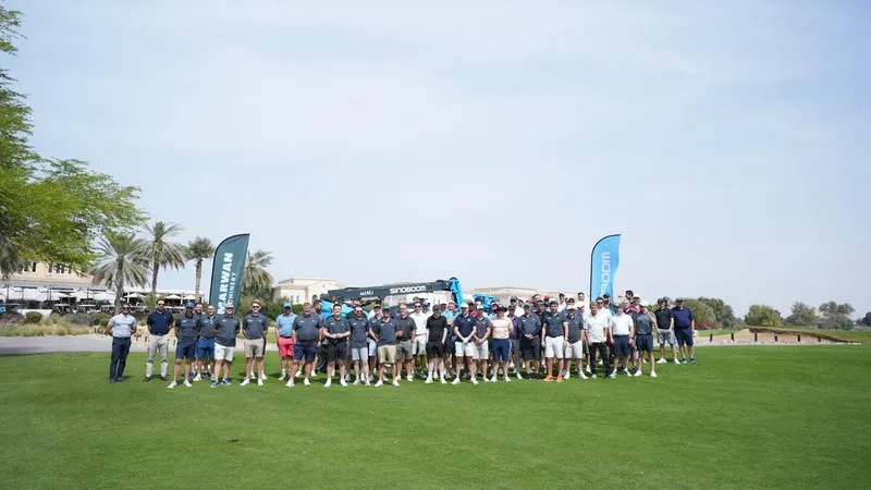 IPAF scramble golf day participants