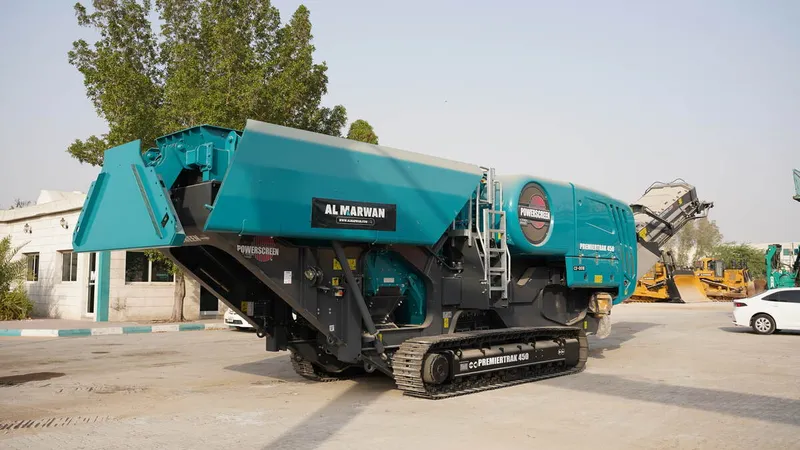 Jaw crusher's power output ranges from 100 to 500 hp