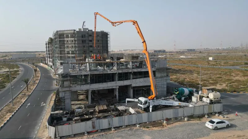 CIFA K56L concrete pump.