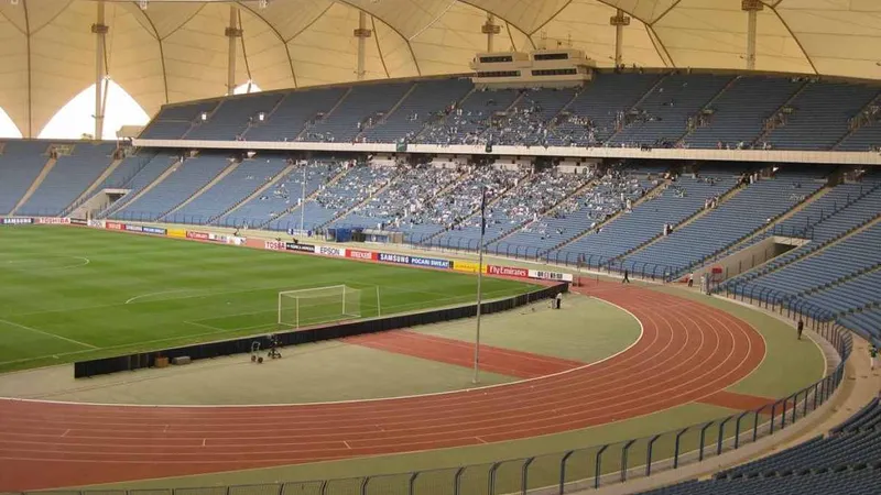 Interior look of the revamped King Fahd Stadium