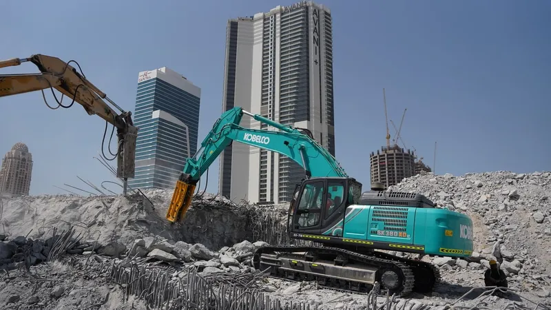 There's a high demand on specialized machinery in the UAE, especially for the demolition sector