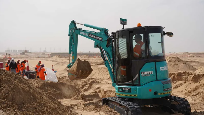 The Kobelco SK35SR mini excavator design focuses on maximizing the power needed for excavation tasks
