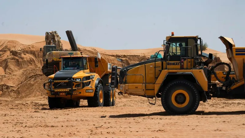 heavy construction machinery