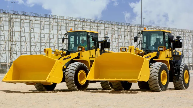 Komatsu WA380 wheel loaders