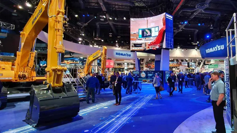 Komatsu in Latin America present at Conexpo 2020