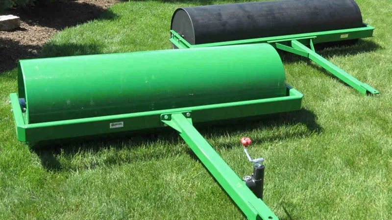 Use lawn rollers for rolling fairways & grass