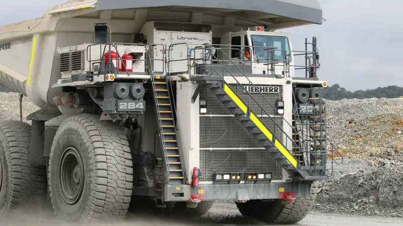 Liebherr T284 is the largest German-made dump truck - image courtesy liebherr.com