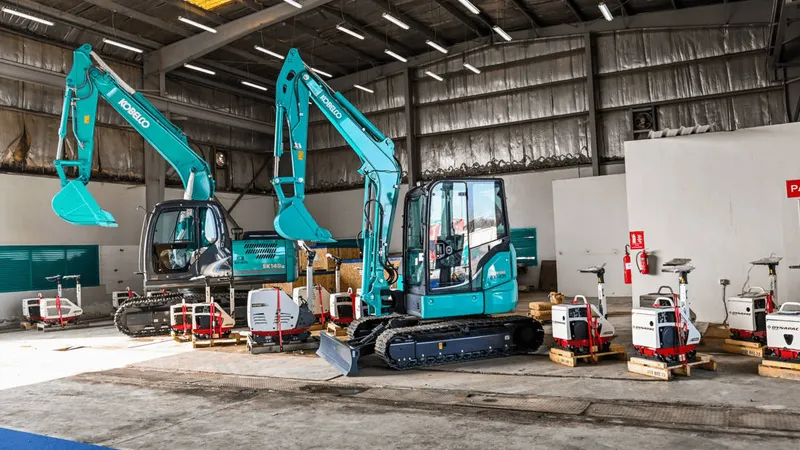 New KOBELCO and Dynapac machines tend to emit lesser exhaust fumes