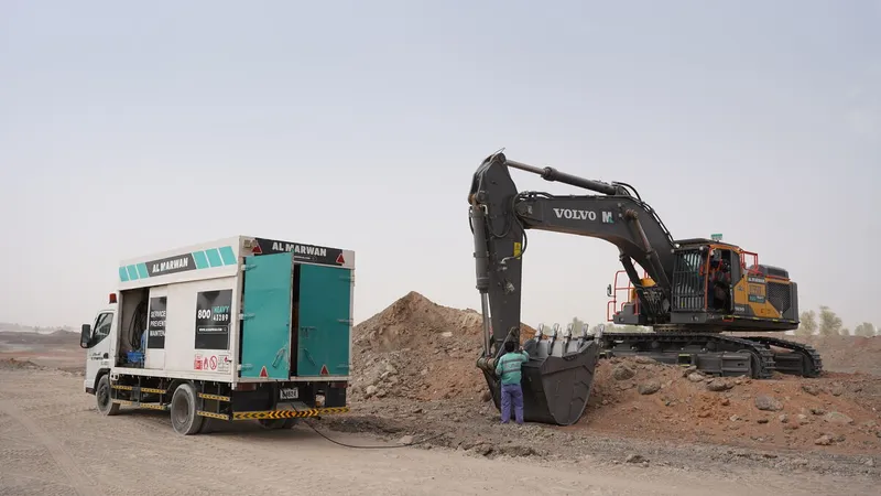 Regular excavator checks performed on-site