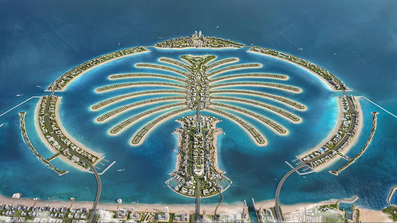 Palm Jebel Ali once completed - image courtesy of What's On Dubai