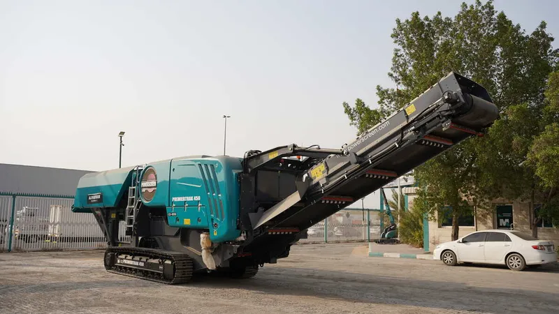 Powerscreen Premiertrak 450 jaw crusher