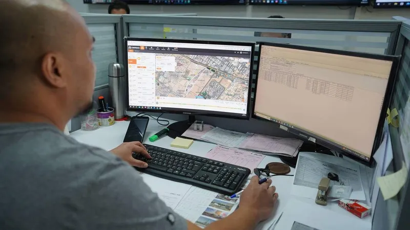 heavy equipment movement monitoring