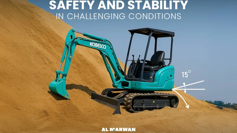 parking brake with 15-degree slope