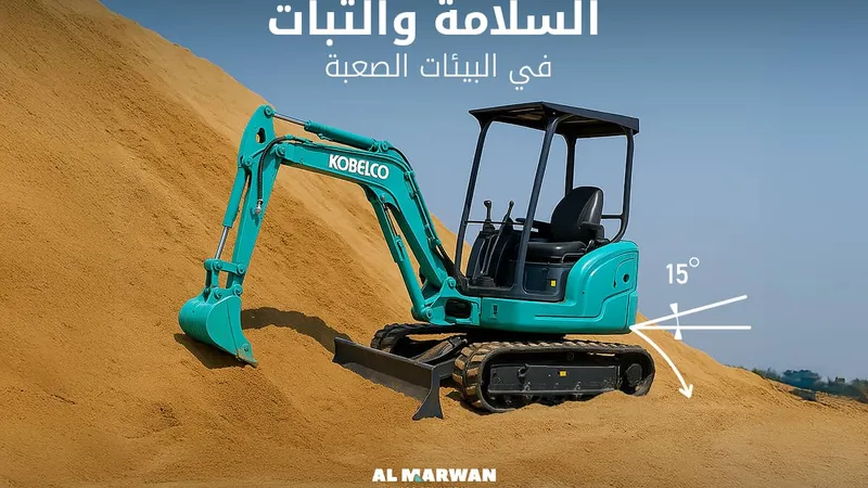 مكبح الانتظار على منحدر 15 درجة