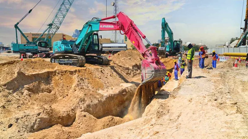 Kobelco SK220 excavator 