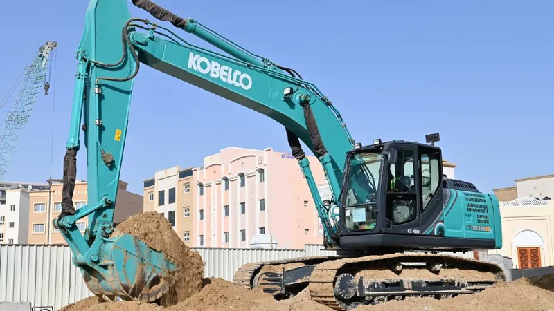 kobelco SK220 excavator