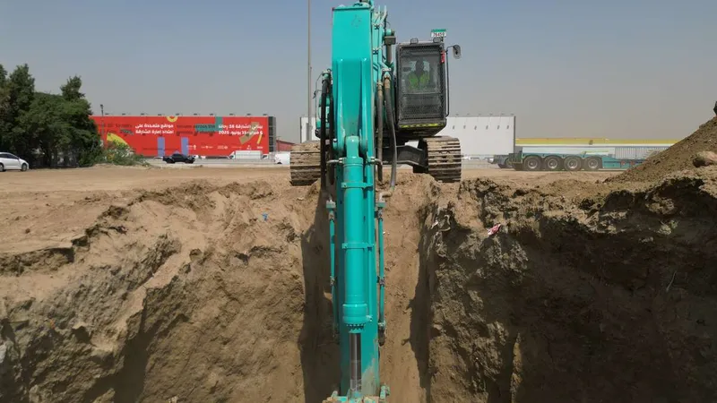Kobelco SK380 excavator
