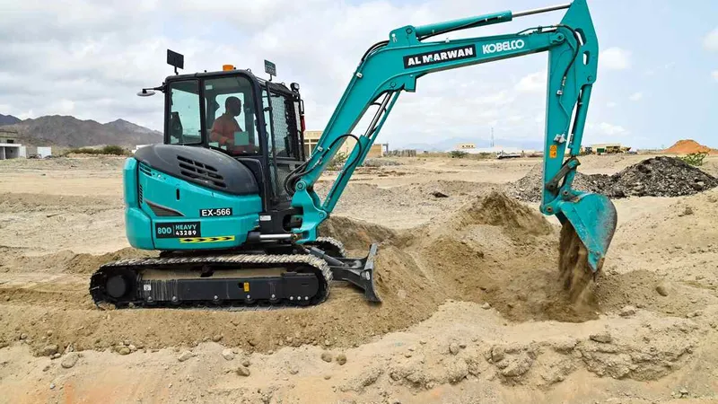 Kobelco SK55 mini digger