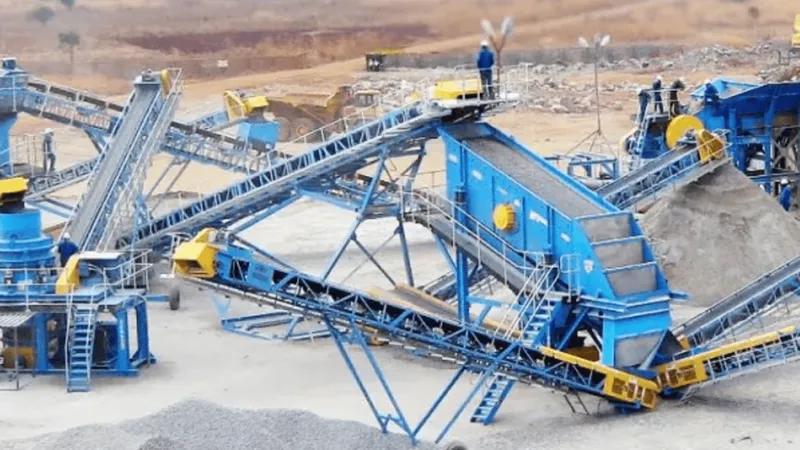 Static rock crushers
