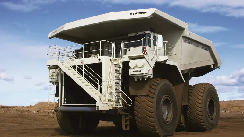 Terex/Bucyrus MT6300AC CAT unit rig dump truck - image courtesy Cherry Turbos