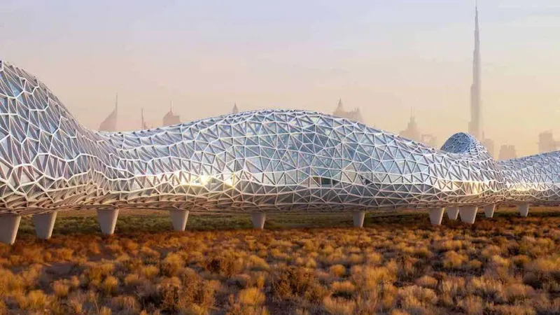 Design rendering of the exterior of The Loop