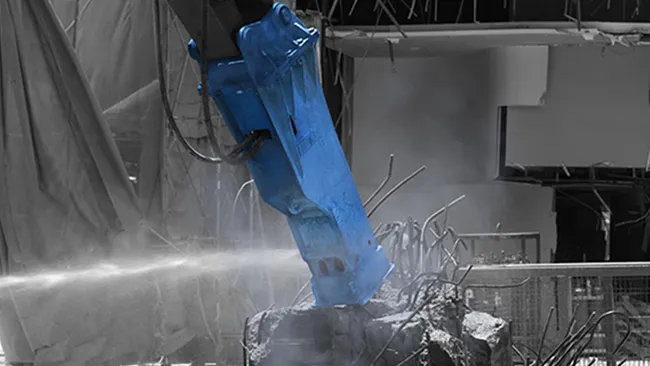 Jackhammers break through tough rock or concrete- image courtesy toku.net.co.jp