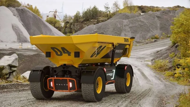 volvo TA15 battery electric hauler