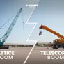 Lattice Boom Crawler Crane vs. Telescopic Crane Boom