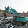 The Kobelco SK380 excavator