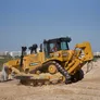 The  2021 Caterpillar D8T bulldozer is on the site