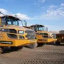 The Volvo A40G Articulated Dump Trucks are available for sale at Al Marwan 